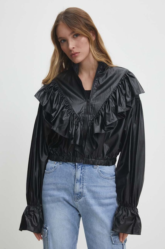 Bunda Answear.LAB oversize čierna 7088.ijs