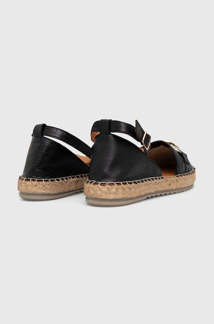Answear Lab espadryle skórzane SR24510.HWK czarny
