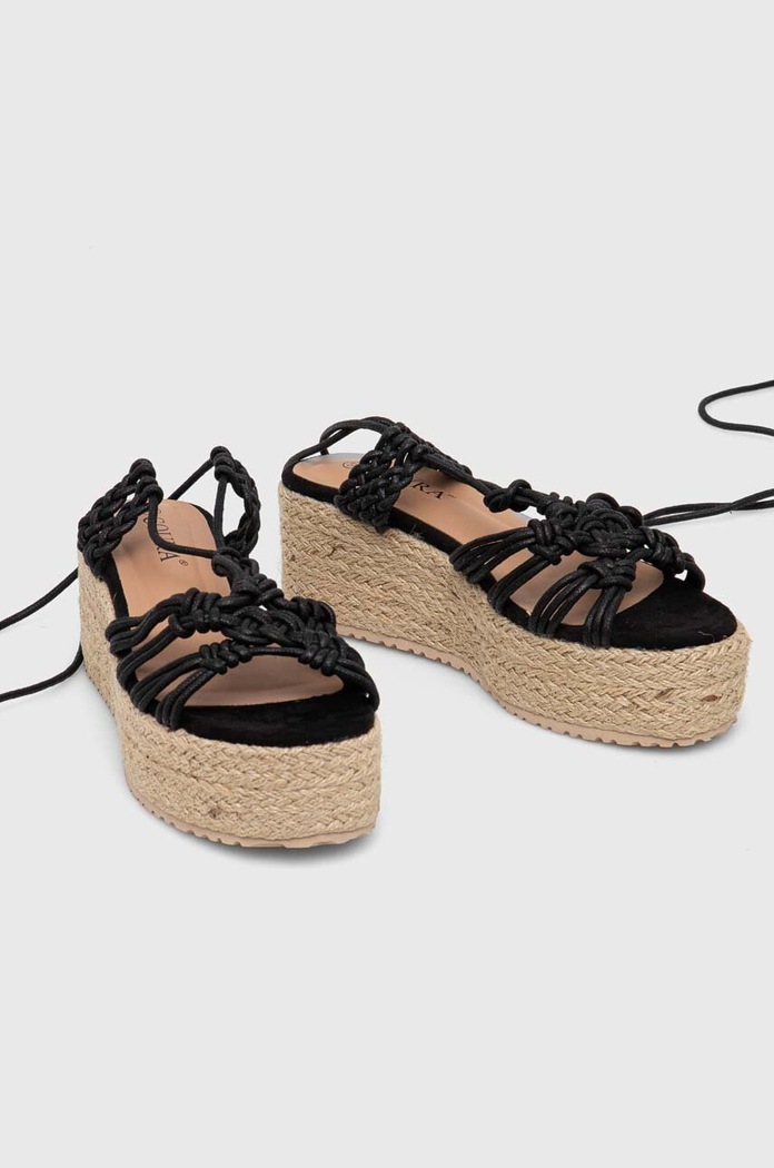 Answear Lab espadrile 3956.fh negru WW24
