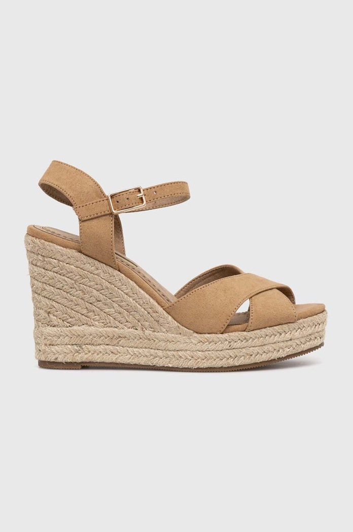 Answear Lab sandały powyżej 8 cm brązowy M3363.HKK