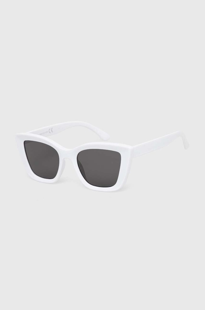 Answear.LAB okulary przeciwsłoneczne jednolita biały cv3027.fw