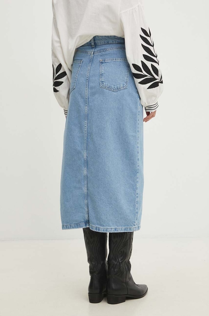 Îmbrăcăminte Answear Lab fustă din denim 2051.th albastru