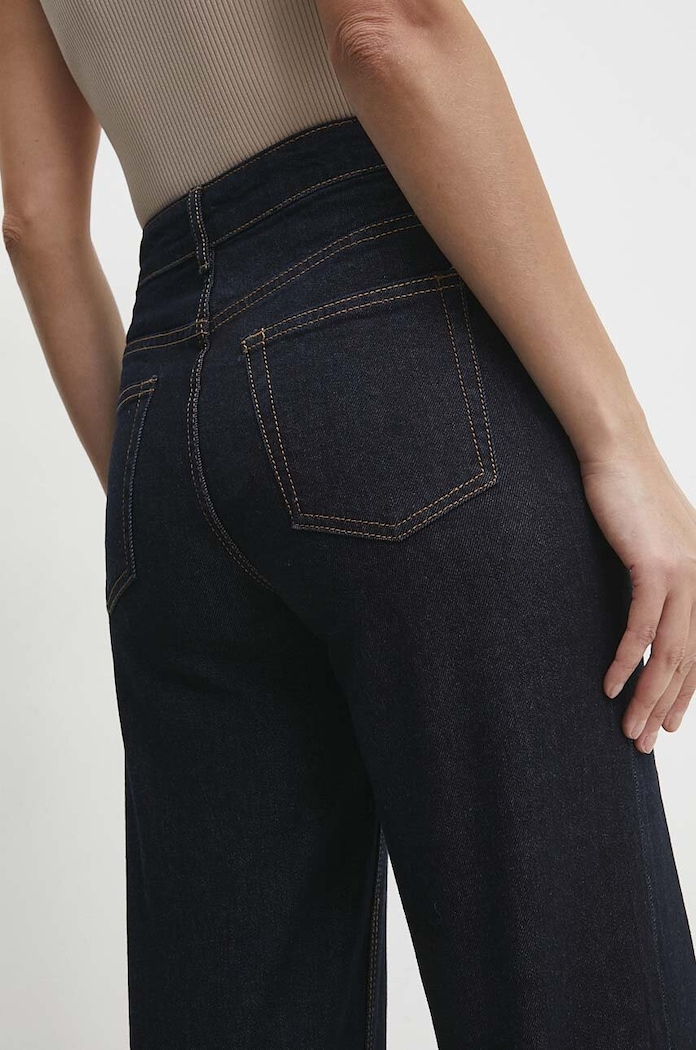 Answear Lab jeansy k2555.idb granatowy