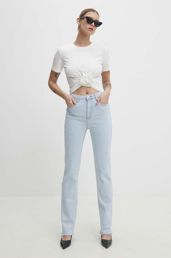 Answear.LAB jeansy RD2273.hh niebieski WW24