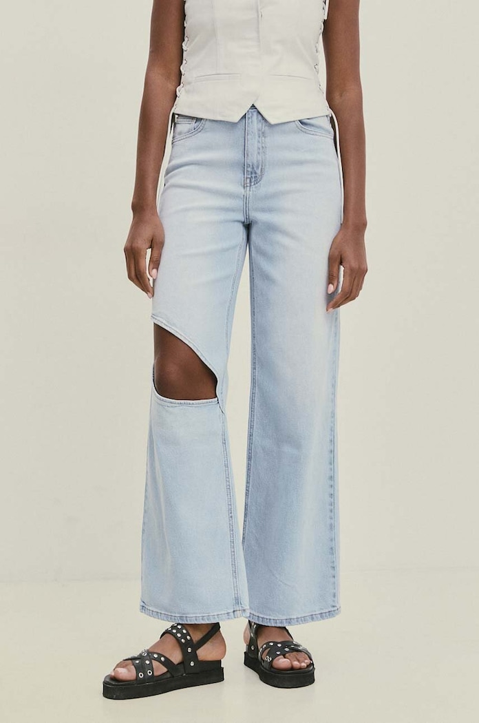 Answear.LAB jeansy w3609.fh niebieski WW24