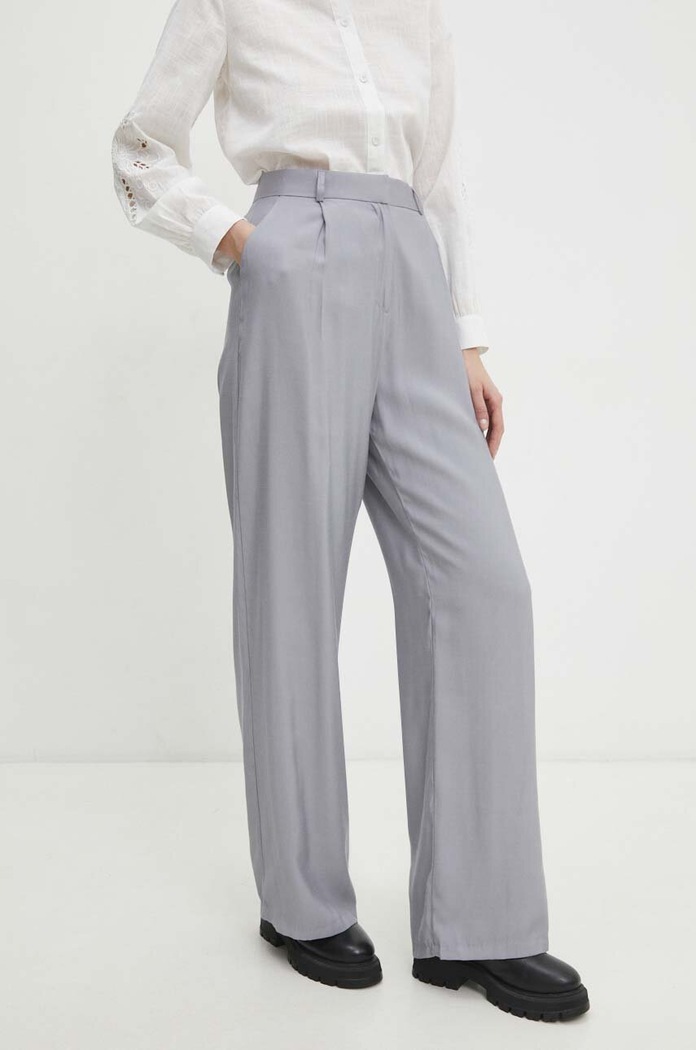 Îmbrăcăminte Answear Lab pantaloni 21y70827.tdb gri