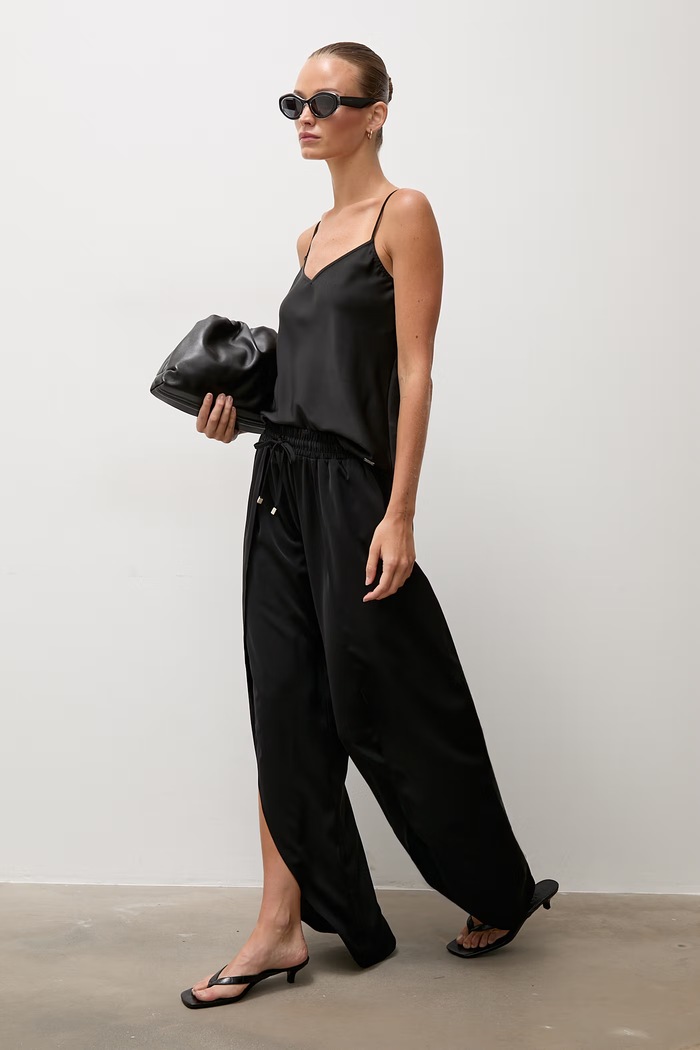 Answear Lab pantaloni 23Y71092.tdb negru WW24
