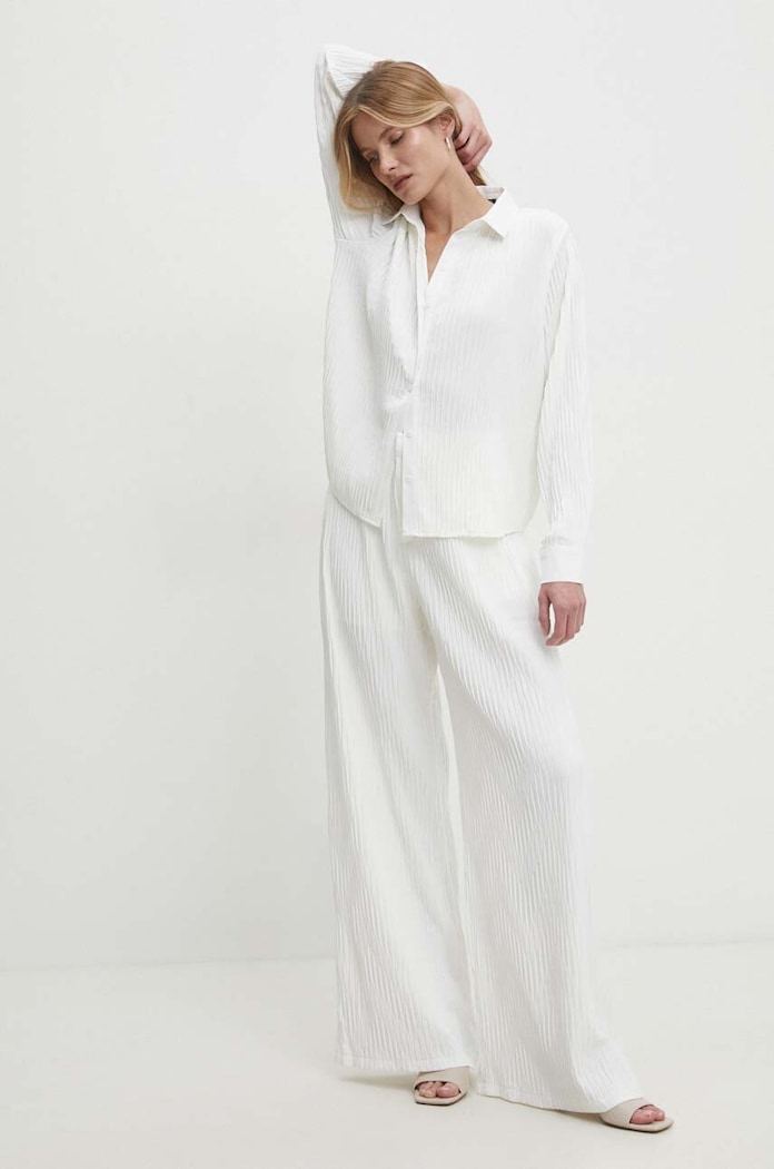 Answear Lab pantaloni panza alb 22217jp.ijs