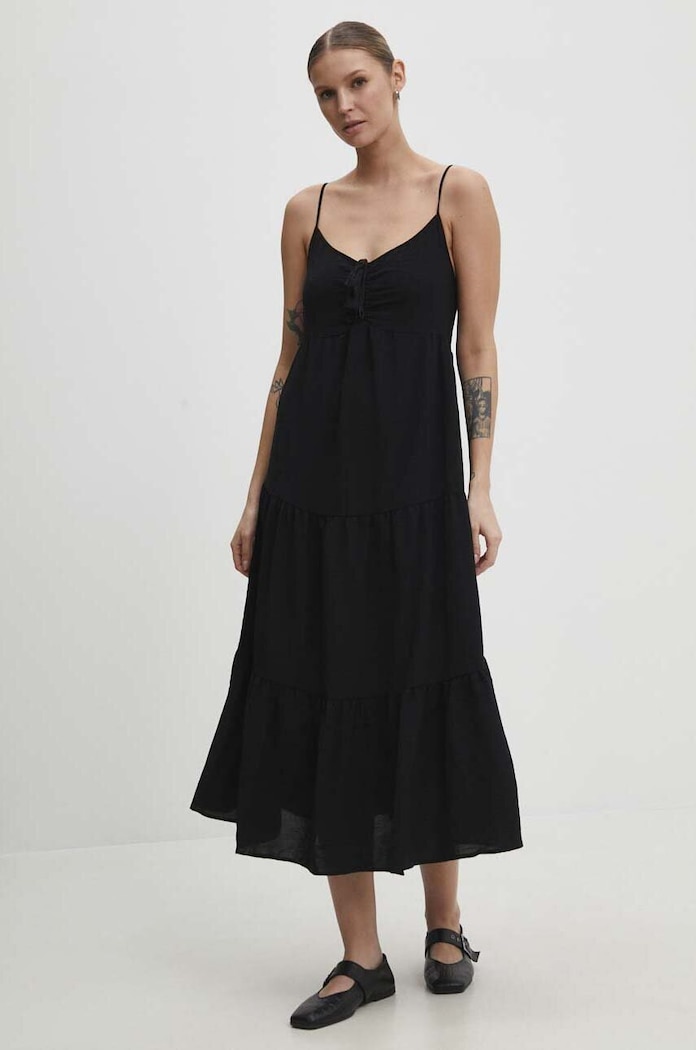 Φόρεμα Answear.LAB casual μαύρο NL233952.gdb