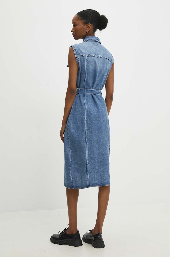 Îmbrăcăminte Answear Lab rochie din denim 2445.ijs albastru