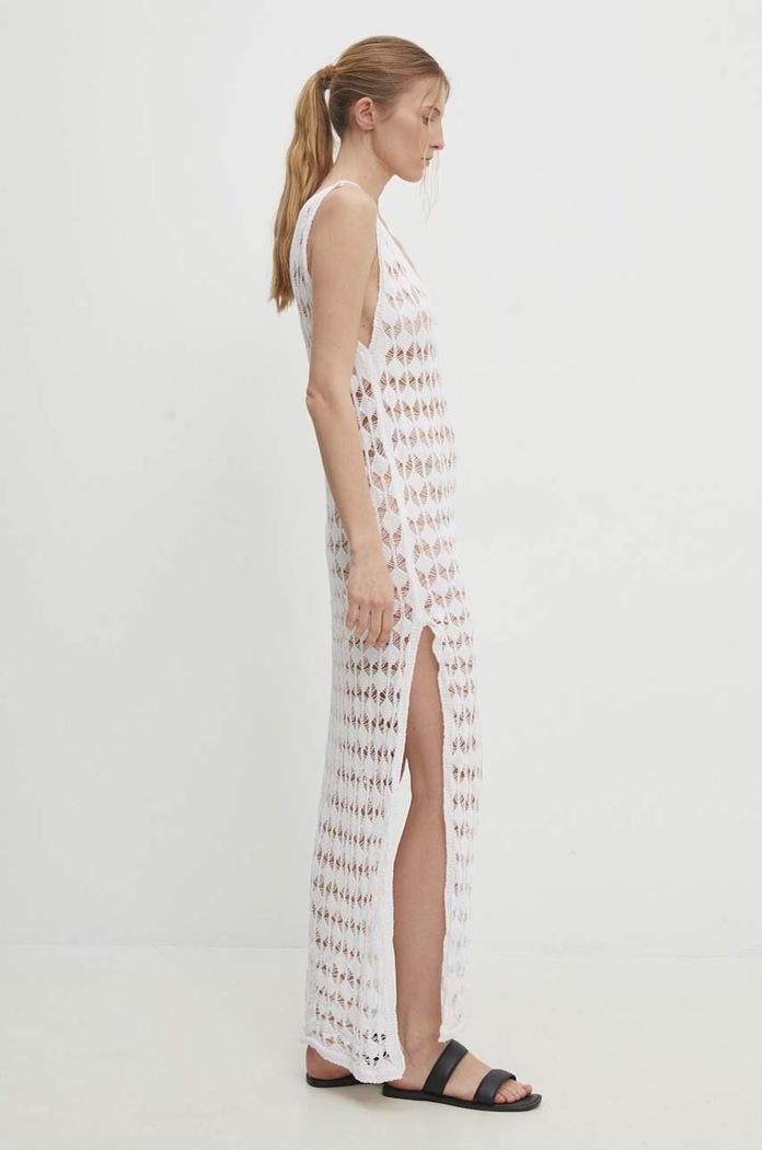 Answear Lab sukienka casual biały w24S.LF.111248.TJS