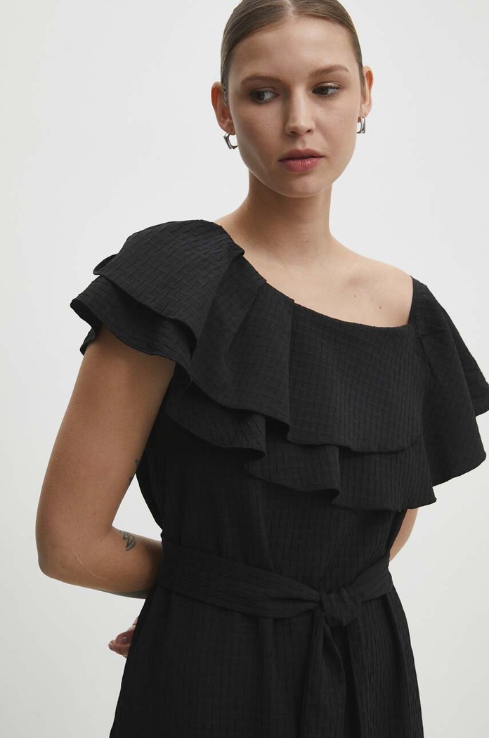 Answear Lab rochie Answear.LAB 22238yc.fjs negru