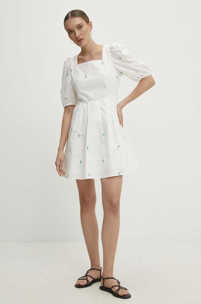 Answear.LAB pamut ruha 31673.fjs fehér WW24