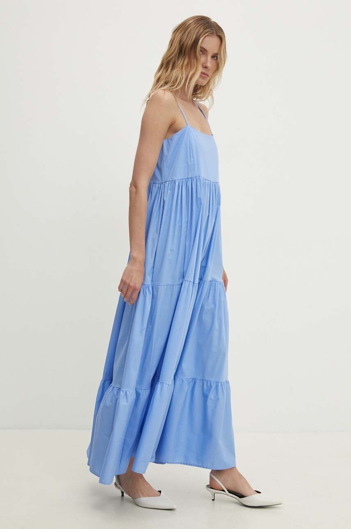 Answear Lab rochie din bumbac 1427.tjs albastru WW24