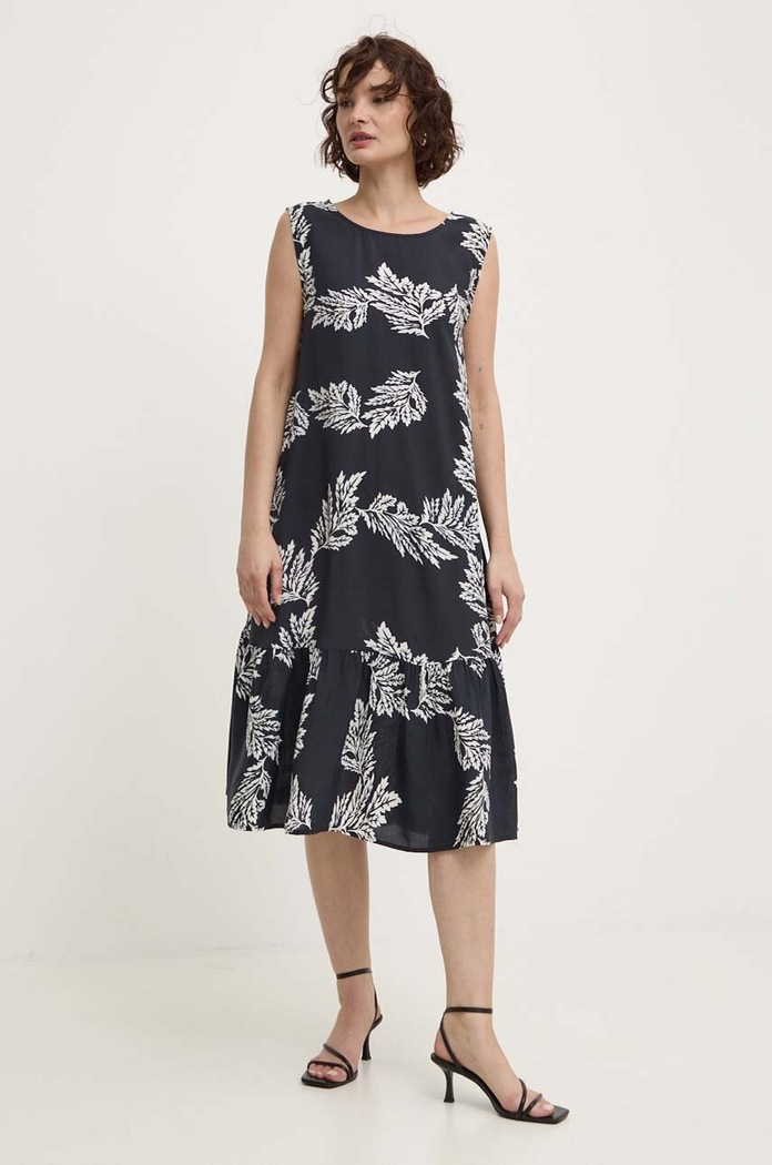 Obleka Answear.LAB Oversize črna 23662.tjs