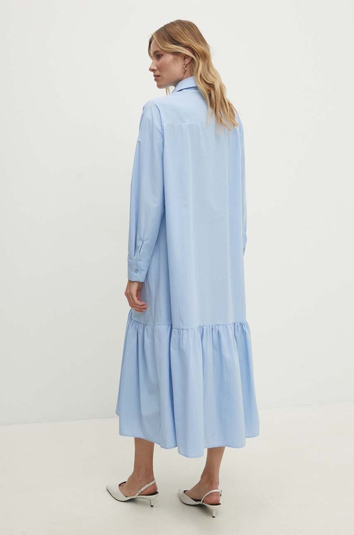 Îmbrăcăminte Answear.LAB Answear Lab rochie din bumbac 5855.tjs albastru