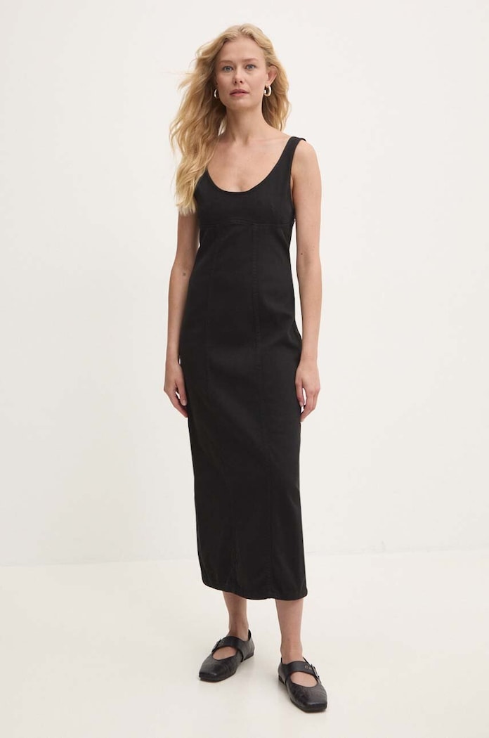 Answear.LAB sukienka jeansowa 2597.ijs czarny WZ24