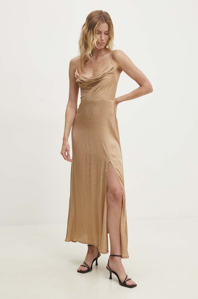 Φόρεμα Answear.LAB marlene.fd καφέ WW24