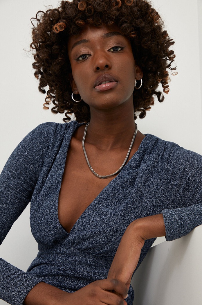 Answear Lab vestito Answear.LAB 11613.TKK argento
