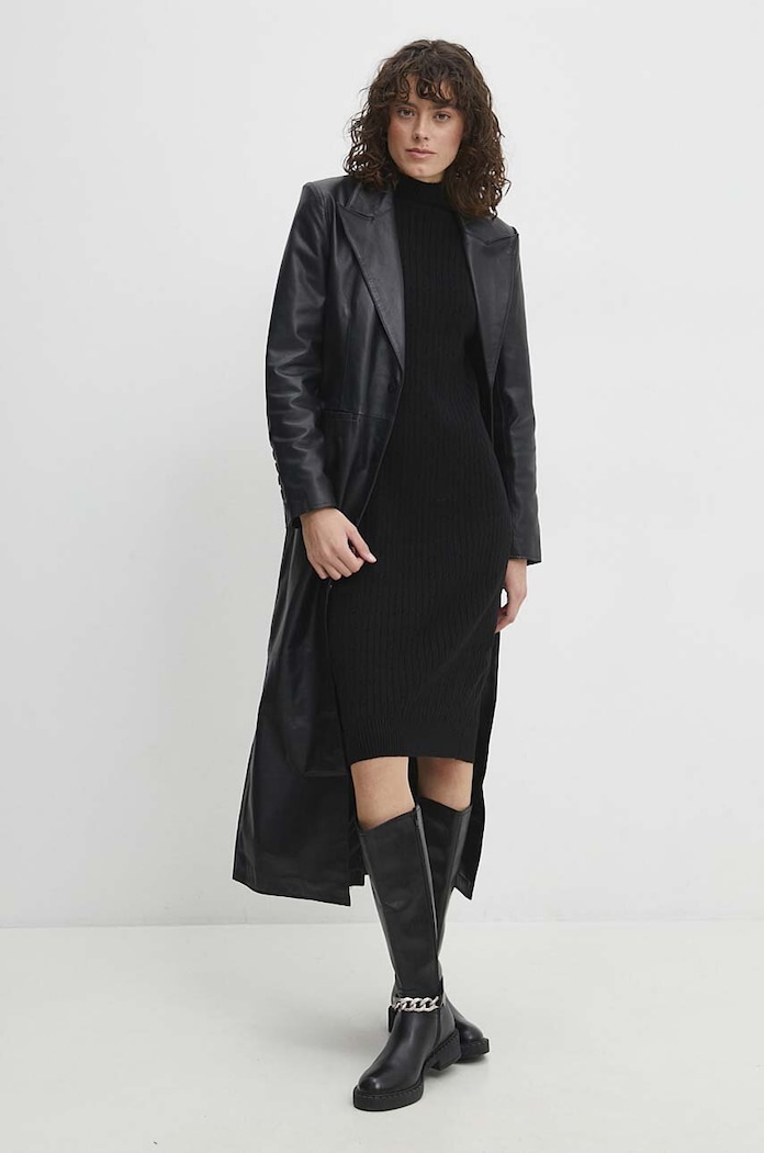 Answear Lab rochie 3001.HWK negru WW24