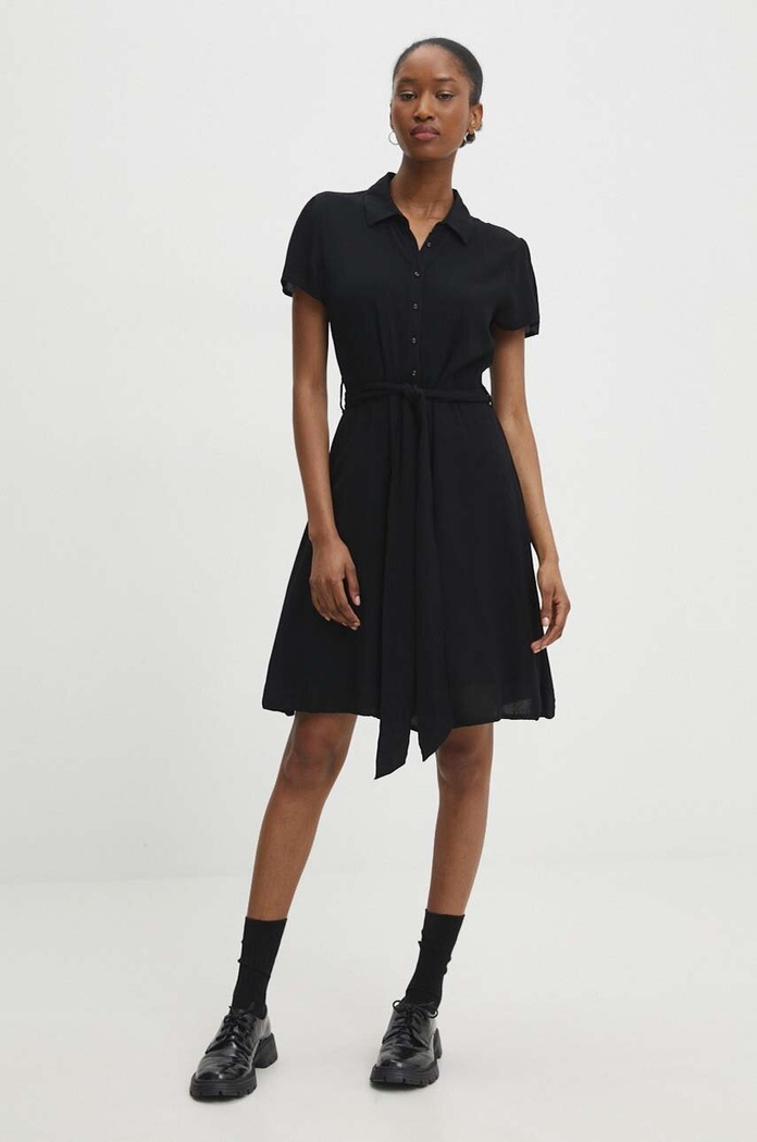 Answear Lab rochie barbara.short.FKK negru WW24