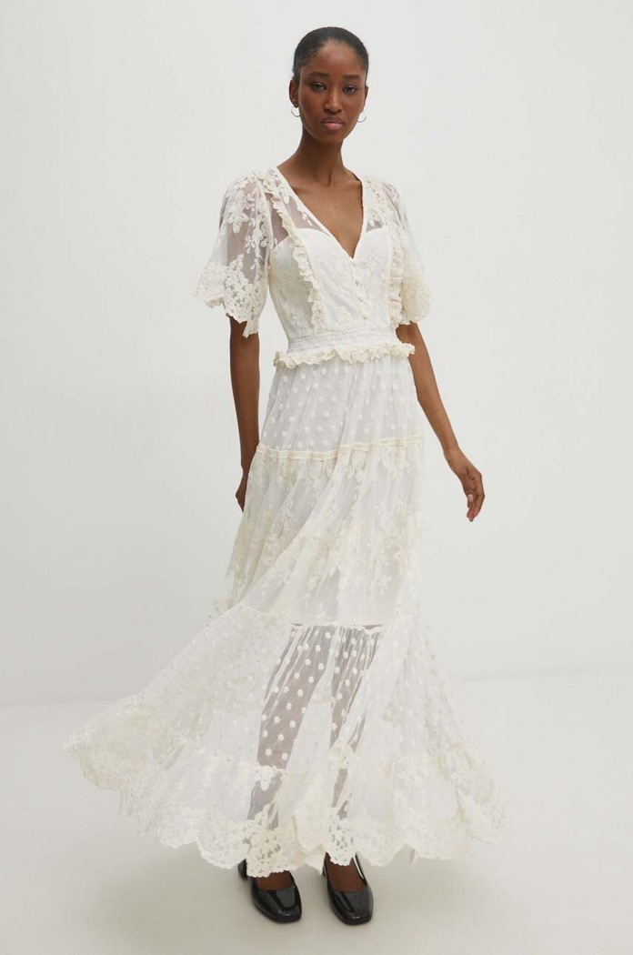 Answear.LAB Answear Lab rochie 606077.fw bej WW24