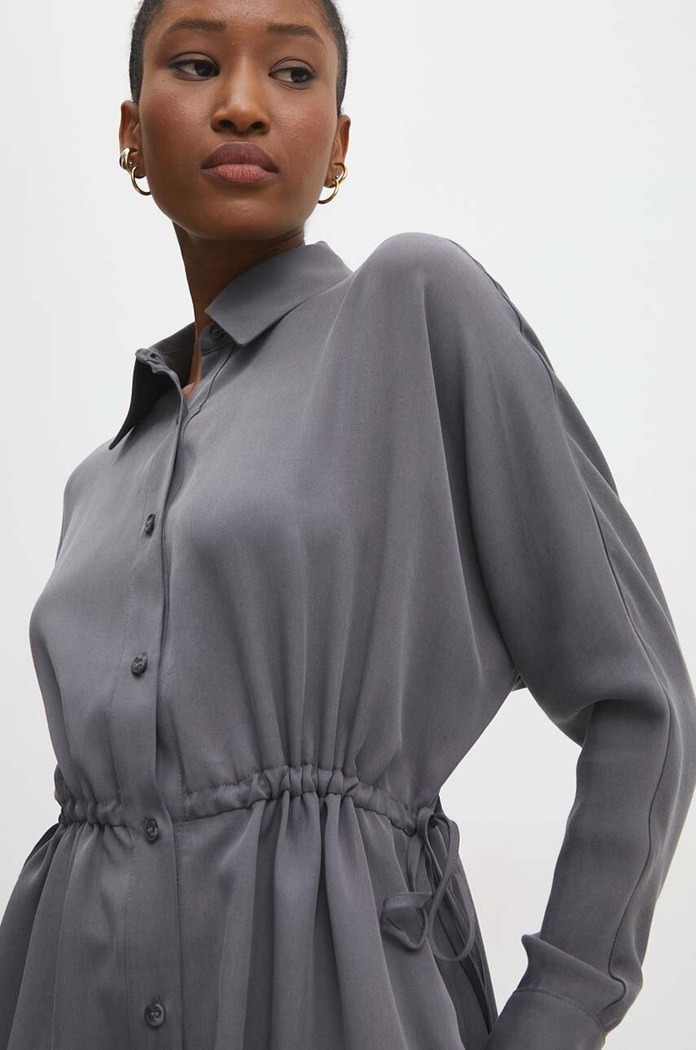 Answear Lab rochie gri 23ks013.tjs