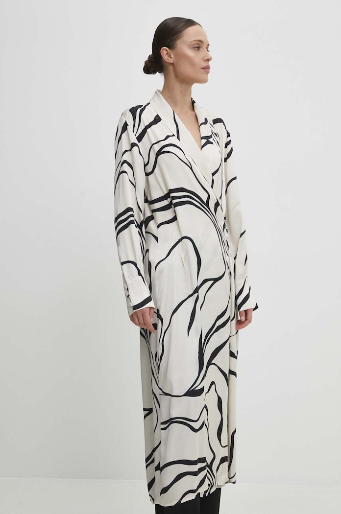 Answear Lab rochie midi bej 712.ijs