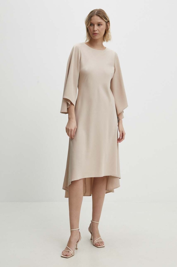 Answear Lab rochie ck08171.FKK bej WW24