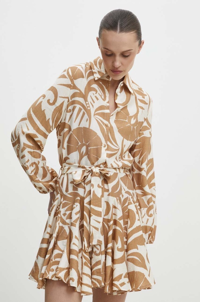 Answear Lab rochie 8292.51.fh bej WW24