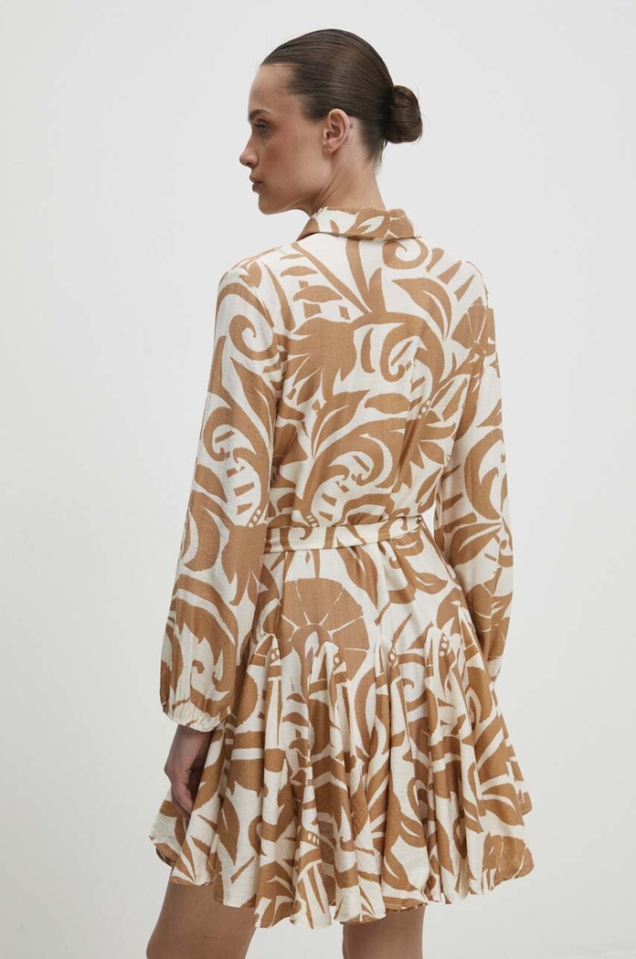 Answear Lab rochie bej 8292.51.fh
