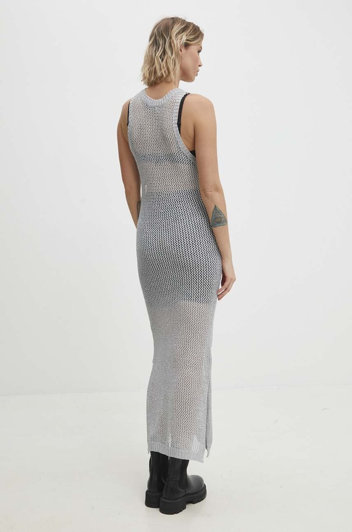 Answear Lab rochie P220222.HWK argintiu WW24