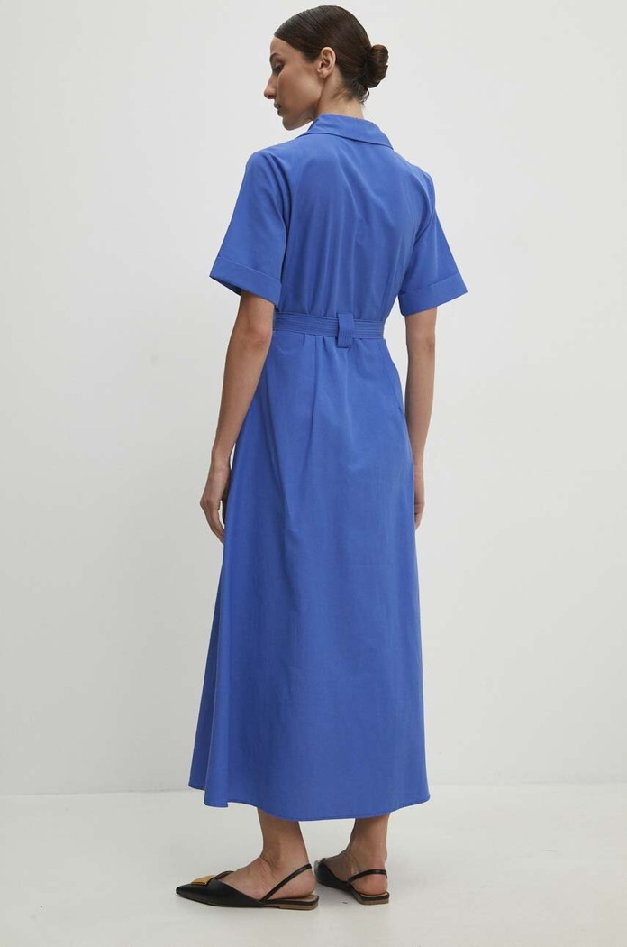 Îmbrăcăminte Answear Lab rochie din bumbac 6948.td albastru