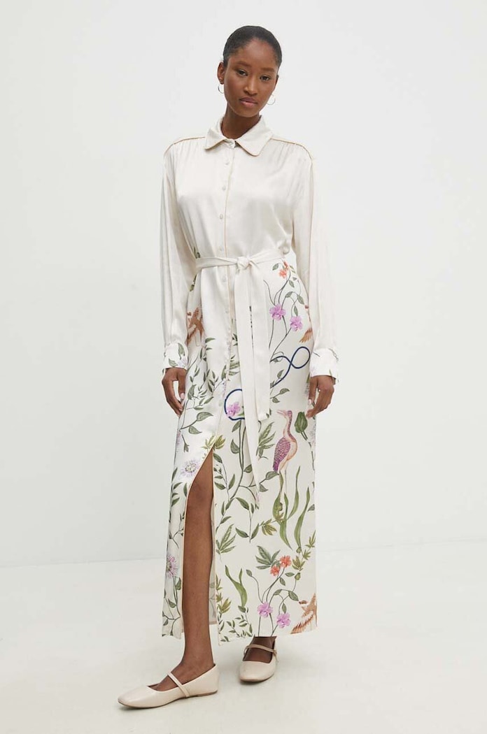Answear Lab rochie bej d714305380.id