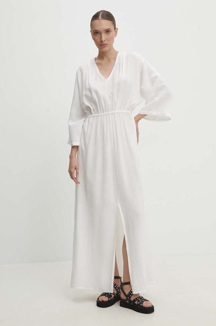 Answear Lab rochie maxi alb d683225280.id