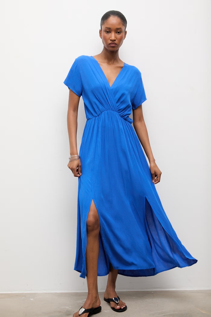 Answear Lab rochie midi albastru laura.fd