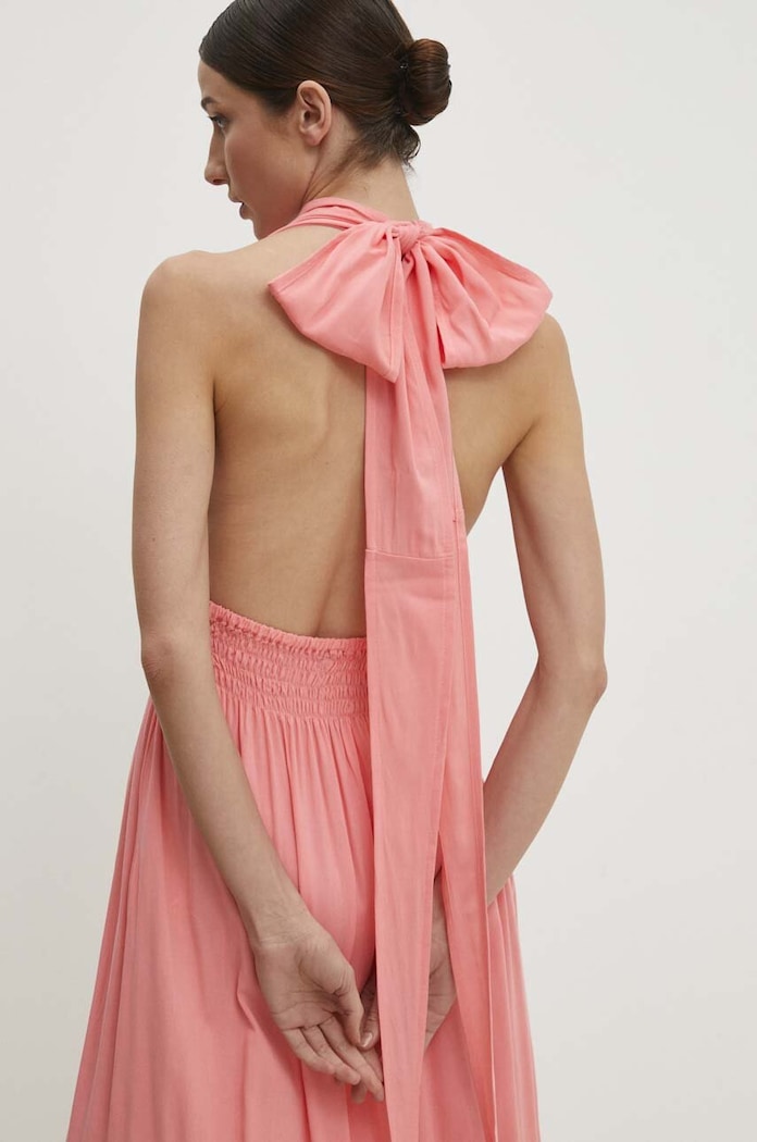 Answear Lab rochie Answear.LAB roz 263003.HWK