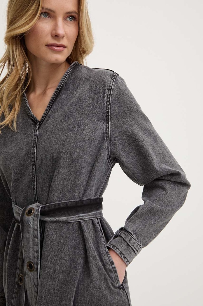 Answear Lab sukienka jeansowa 1047.tjs szary WW24