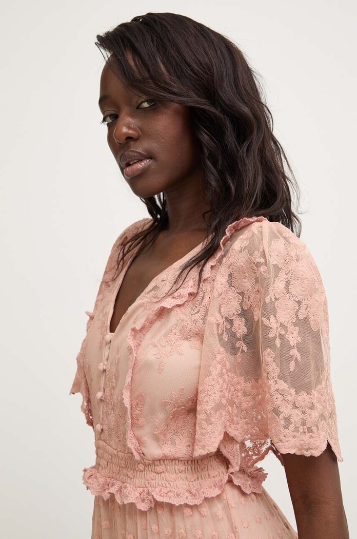 Answear Lab rochie Answear.LAB 606077.1fh roz