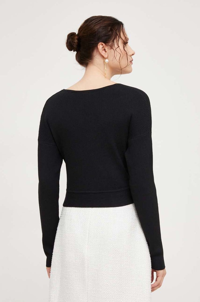 Odzież Answear.LAB sweter z wełną 75505.HWK czarny