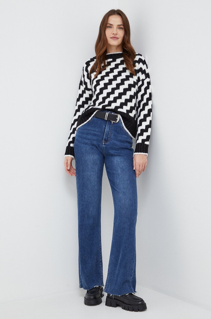 Pulover Answear.LAB 223007.TWK črna WW24
