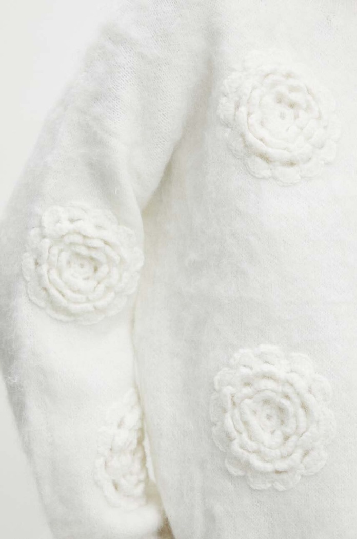 Answear Lab sweter z wełną Q5083.HWK biały