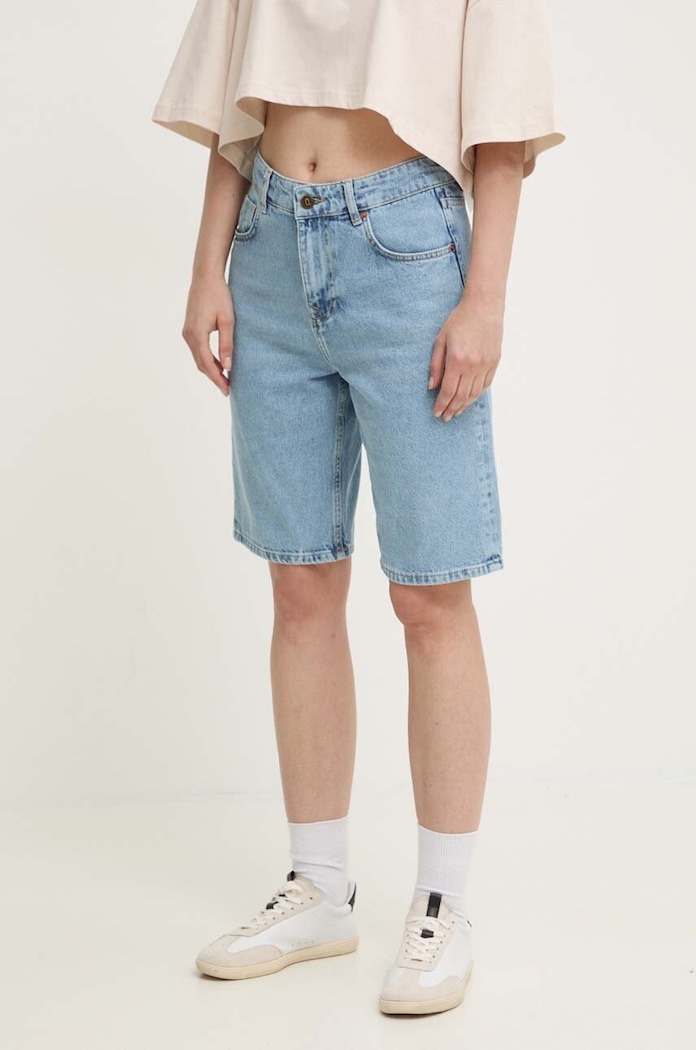 Answear.LAB szorty jeansowe bawełna niebieski 3046.TWK