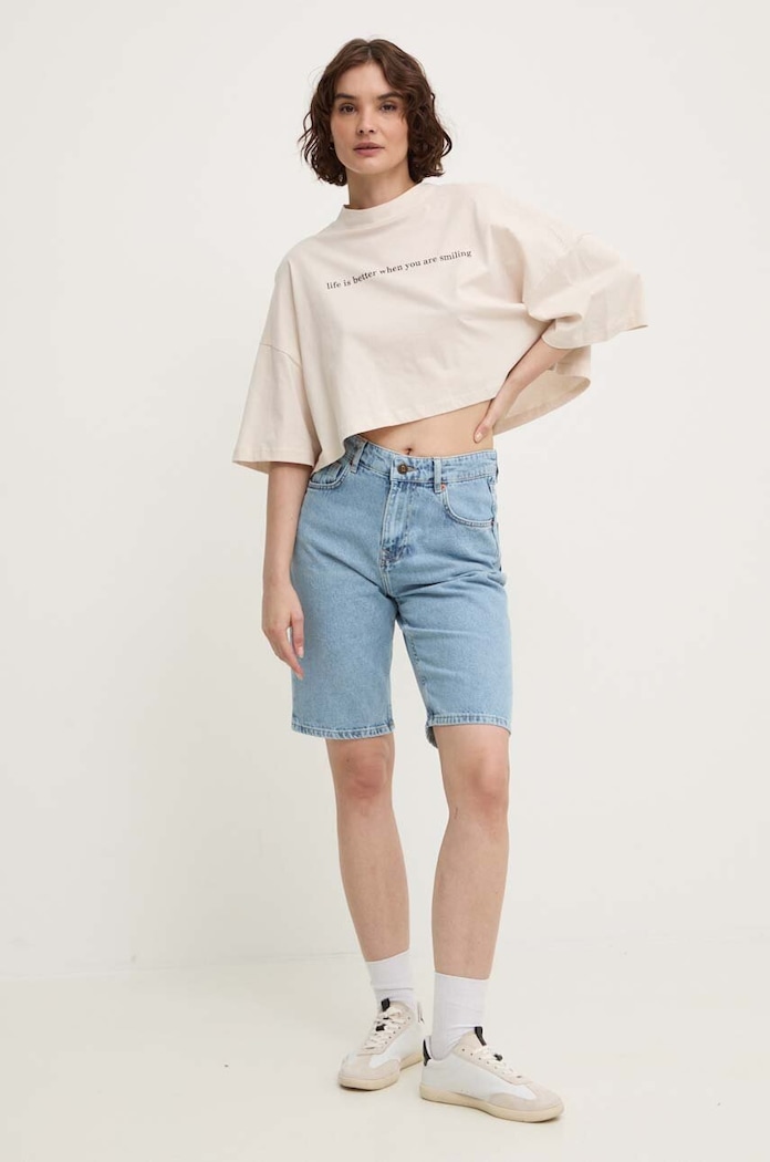 Answear.LAB szorty jeansowe 3046.TWK niebieski WW24