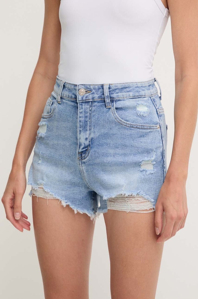 Answear.LAB szorty jeansowe niebieski FG507.1hh