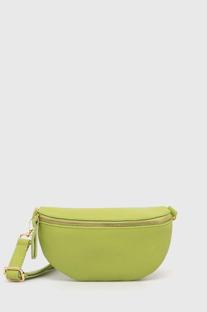 Answear Lab borseta de piele verde 565.HKK
