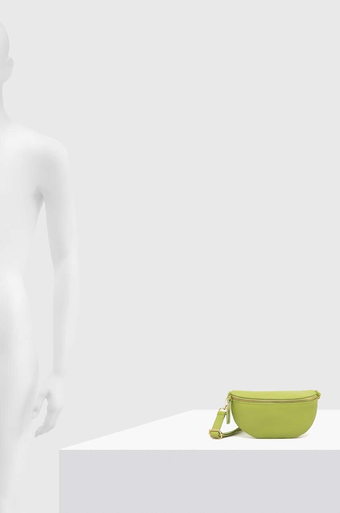 Answear Lab borseta de piele 565.HKK verde