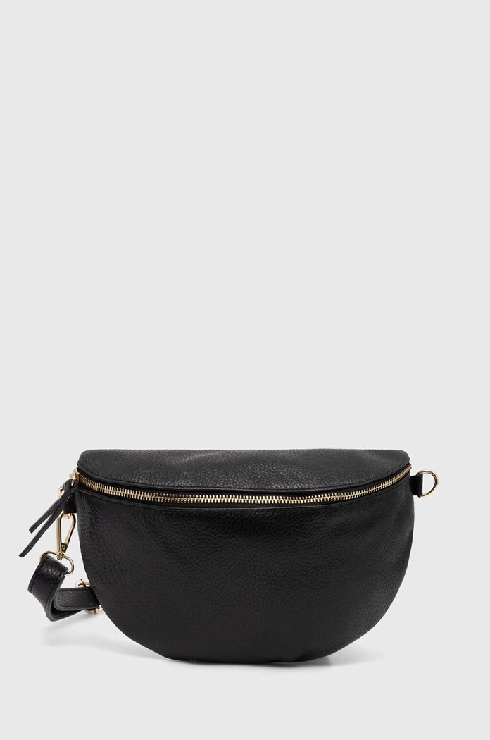 Answear.LAB Answear Lab borseta de piele negru 854.HKK