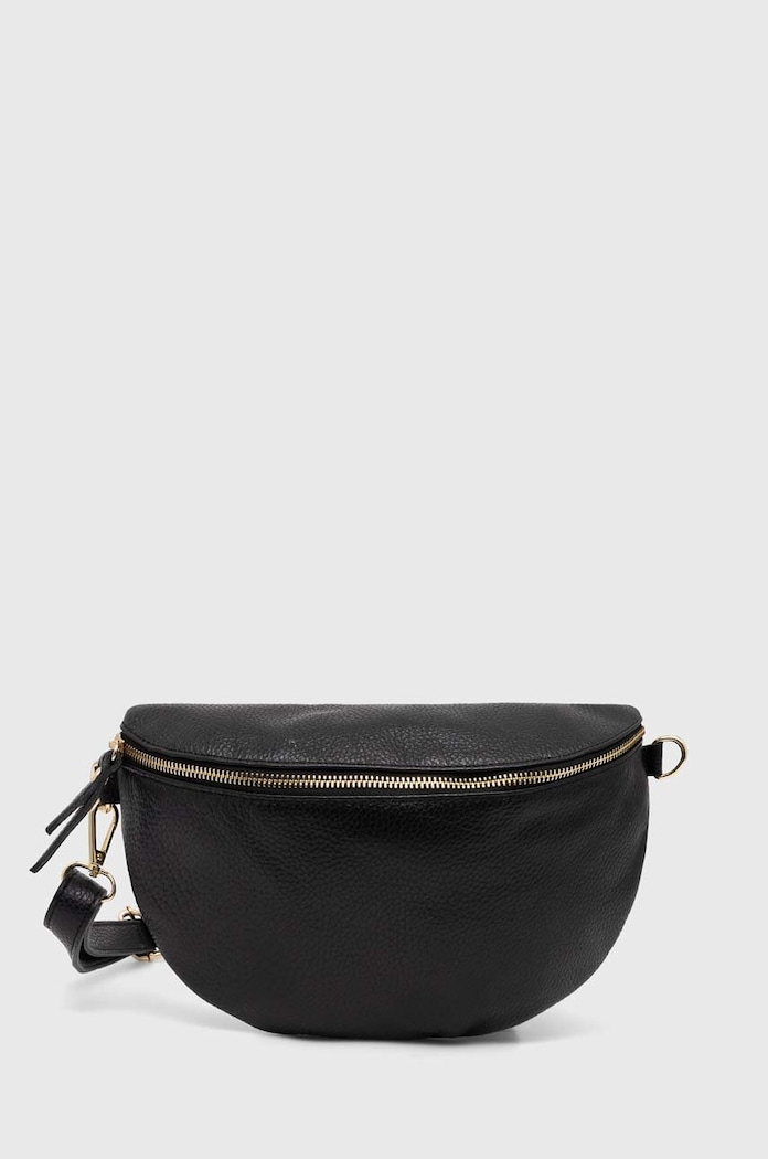 Answear.LAB Answear Lab borseta de piele negru 854.HKK