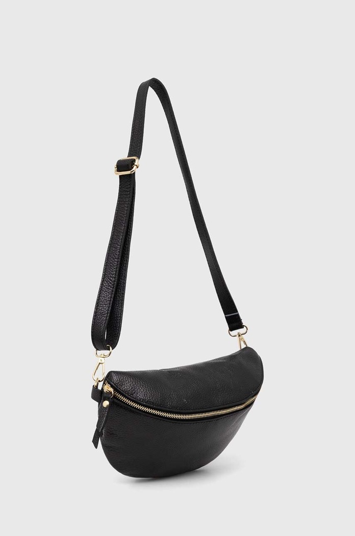 Answear.LAB Answear Lab borseta de piele 854.HKK negru WA00